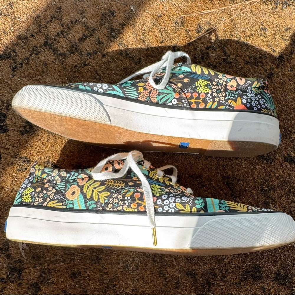 Keds Rifle Paper Floral Sneakers size 7.5 - Picture 4 of 8